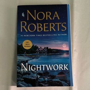 Nora Roberts 'Nightwork' Paperback - Blue Cover